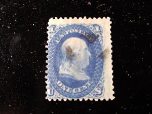 US #63 used blue e23.7 14988