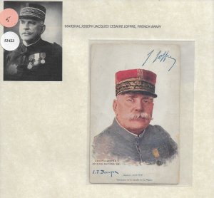 Marshall Joseph Joffre, French Army Post Card (53423)