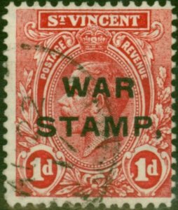 St Vincent 1916 1d Red SG122 Fine Used (2)