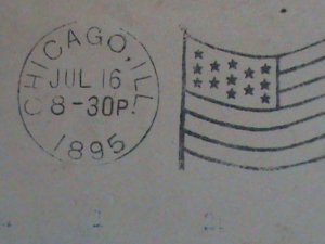 ​UNITED STATES-1894 SC#248 129 YEARS OLD-WASHINGTON COVER-FANCY CANCEL VF RARE