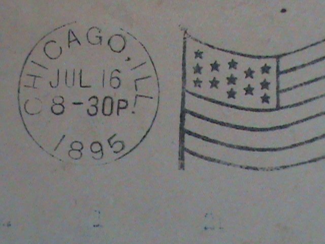 ​UNITED STATES-1894 SC#248 129 YEARS OLD-WASHINGTON COVER-FANCY CANCEL VF RARE