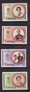 Tokelau-Sc#186-9- id10-unused NH set-QEII-40th Coronation-1993-