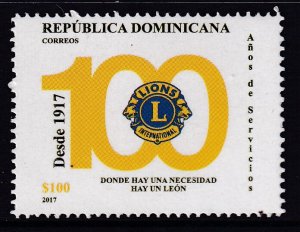 Dominican Republic 1613 Lion's Club MNH VF