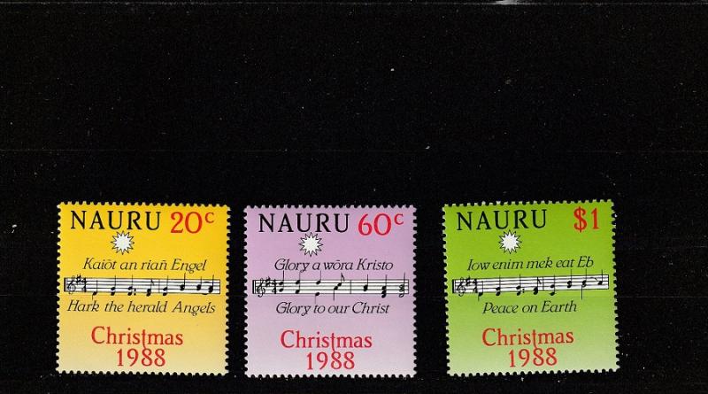 Nauru  Scott#  355-7  MNH