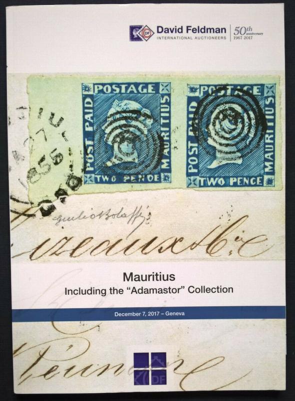 Auction Catalogue MAURITIUS ADAMASTOR COLLECTION Classic Stamps and Covers 