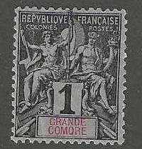 Grand Comoro 1 Mint SCV:$1.25
