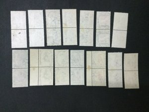 MOMEN: SOUTH WEST AFRICA SG #74-87 MINT OG H/2NH(2s6d,2d)/2USED LOT #195584-3901
