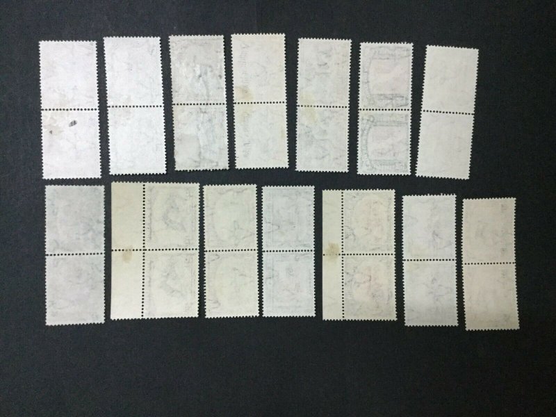 MOMEN: SOUTH WEST AFRICA SG #74-87 MINT OG H/2NH(2s6d,2d)/2USED LOT #195584-3901