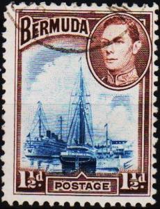 Bermuda. 1938  1 1/2d  S.G.111b Fine Used