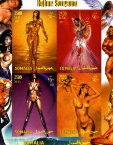 Somalia 2003 HAJIME SORAYAMA Pop Art Sheet Imperforated Mint (NH)