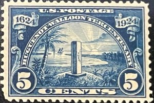 US #616 5c Huguenot-Walloon Tercentenary XF MNH