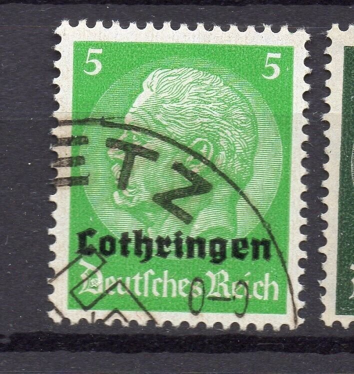 Germany Lothringen Optd 1940 Early Issue Fine Used 5pf. NW-05268