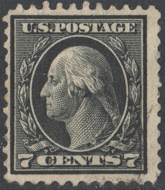 SC#507 7¢ Washington Single (1917) Used