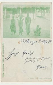 GERMAN EAST AFRICA 1899 TANGA TO SCHWERIN LOCAL CHILDREN 5pe RATE (SEE BELOW