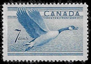 Canada #320 Unused OG LH; 7c Canada Goose (1952) (1)