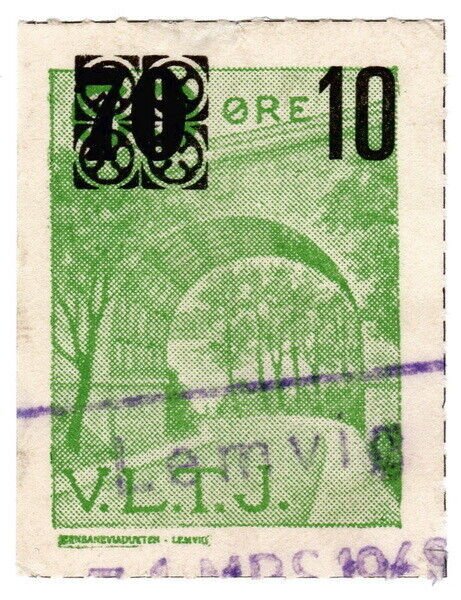 (I.B) Denmark Railway : Vemb-Lemvig-Thyborøn Jernbane 10 on 70 on 60 Øre