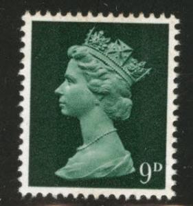 Great Britain Scott MH13 MNH** 1967 Machin dark green