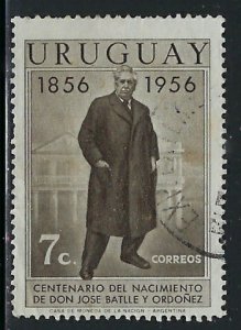 Uruguay 625 Used 1956 issue (fe1932)