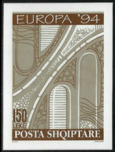 Albania #2454 MNH S/Sheet - Europa - Road Patterns
