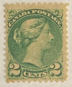 CANADA 1872 #36 Small Queen Issue - MLH (CV 50$ +)