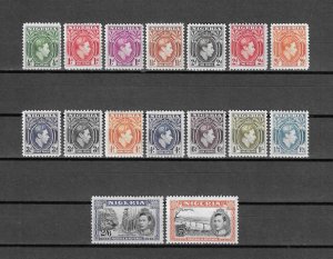 NIGERIA 1938/51 SG 49/50c MNH