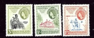Basutoland 58-60 MLH 1959 set    (ap3558)
