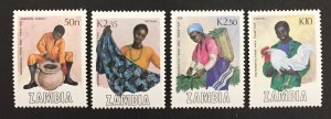 Zambia 1988 #444-7, Preferential Trade Area Fair, MNH.