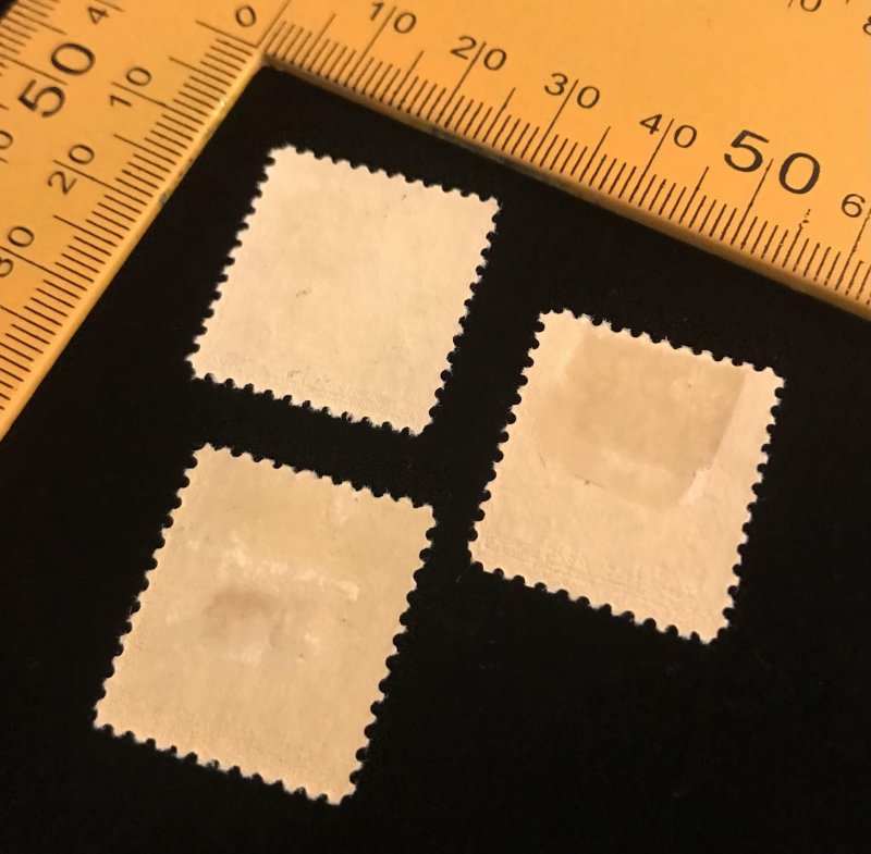 563, 564, 565 Mint Hinged, F/VF, Flat Plate Printing