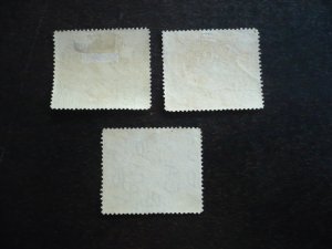 Stamps - Bermuda - Scott# 71,73,75 - Used Part Set of 3 Stamps