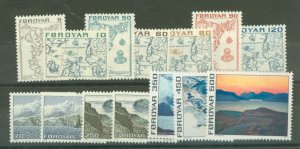 Faroe Islands #7-20  Single (Complete Set)