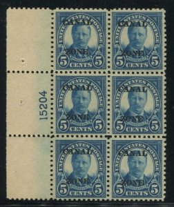 Canal Zone 74 Mint Plate Block of 6 Stamps BZ1722