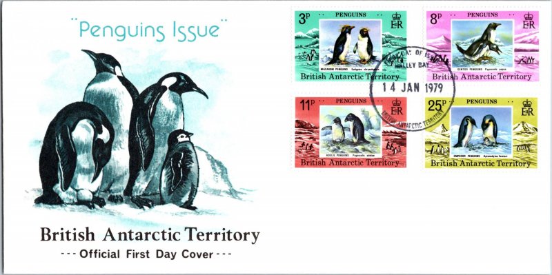 British Antarctic Territory, Polar, Birds, Worldwide First Day Cover