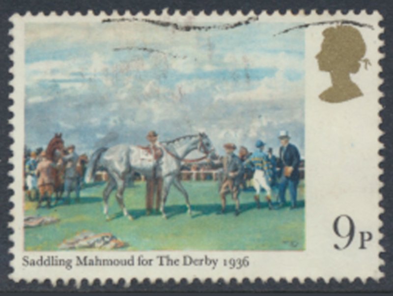 GB  SC# 863  SG 1087  Used Horse Racing    see details & scans