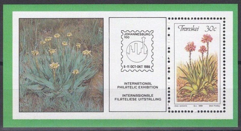 ZAYIX South Africa Transkei 174a MNH Aloes Plants Nature