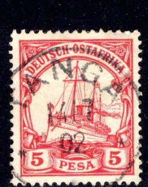 German East Africa (DOA) #13,  SON Tanga CDS 14 July 1902