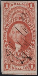 MALACK R73a VF/XF, Mortgage, neat cancel, Rich! c2574