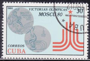 Cuba 2367 USED 1980 XXII Summer Olympic Games, Moscow