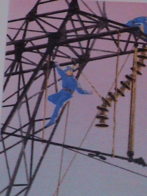 ​CHINA STAMPS: 1976 -SC# 1286-9-MAINTENANCE OF HIGH POWER LINES-MNH STAMP SET