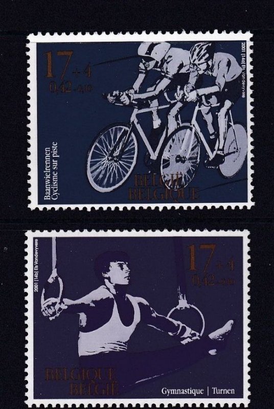 Belgium 2001 -  Sport  - MNH set     #  B1161-B1162