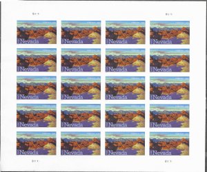 US #4907a mnh  Full sheet imperf. Nevada