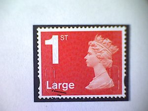 Great Britain, Scott #MH428, 2013 used on paper, Machin: 1st Large, bright red