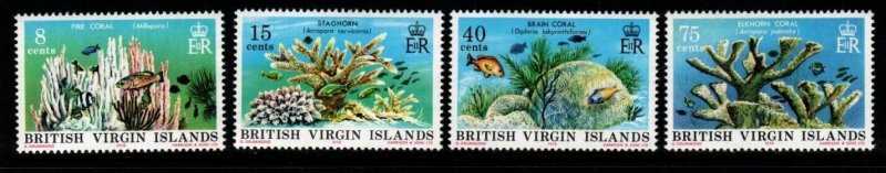 BRITISH VIRGIN ISLANDS SG380/3 1978 CORALS MNH