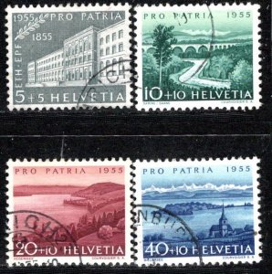 Switzerland Scott # B242 - B246, used