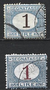 COLLECTION LOT 8371 ITALY #J13-14 1870+ CV+$21