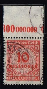 Germany 1923,Sc.#286 used with Margin A.cv.€30