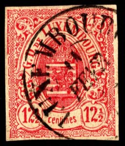 Luxembourg Scott 8 Used.