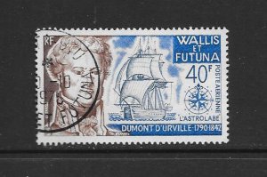 WALLIS & FUTUNA #C44  EXPLORERS & SHIPS   CANCELLED