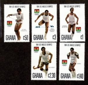 Ghana # 933-937 Mint Olympics!