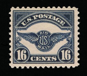 AFFORDABLE GENUINE SCOTT #C5 F-VF MINT OG NH 1923 DARK BLUE 16¢ AIR MAIL #12080