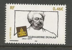 FRANCE  2924  MNH,  ALEXANDRE DUMAS